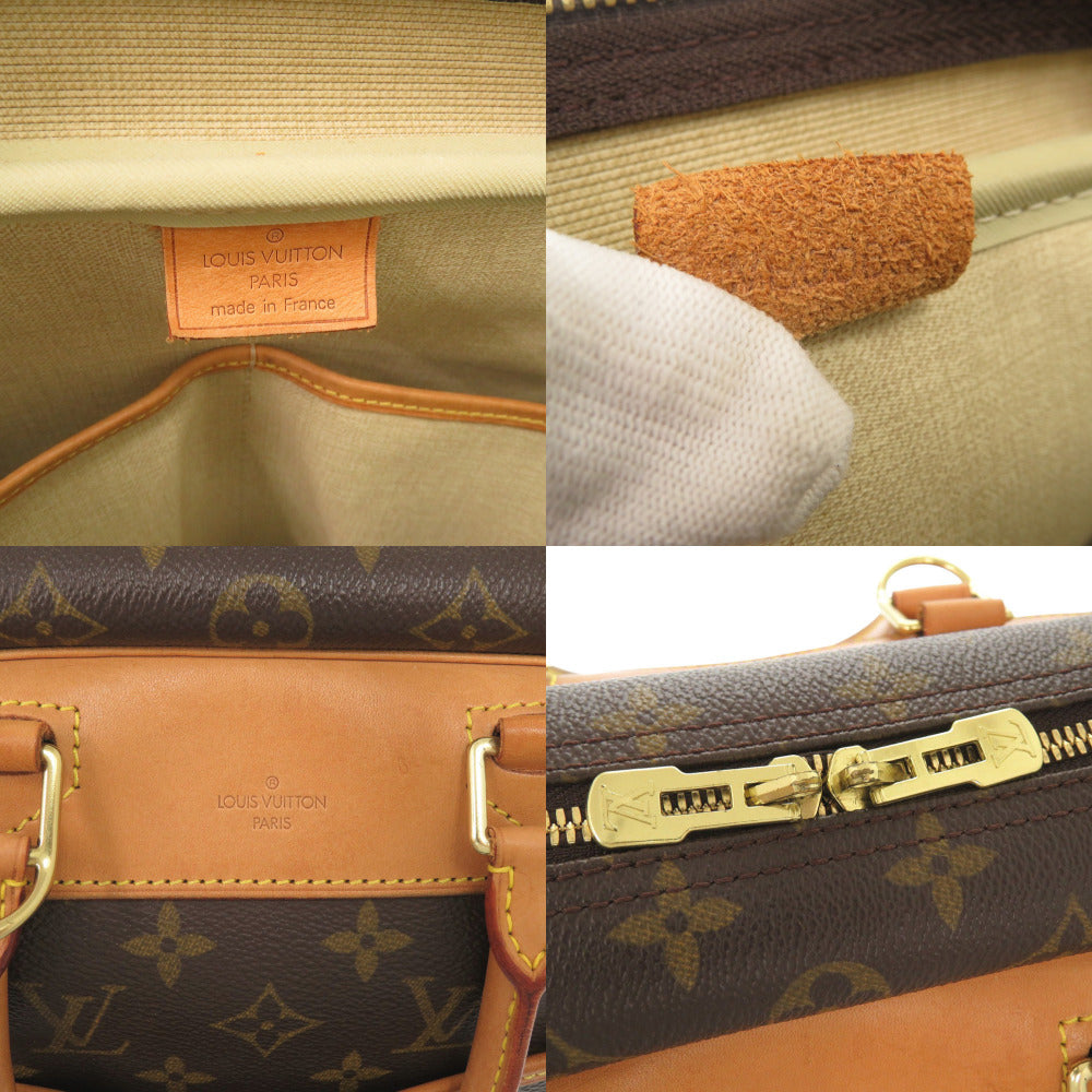 LOUIS VUITTON Handbag M47270 Monogram canvas Brown Monogram Deauville Women Used Authentic