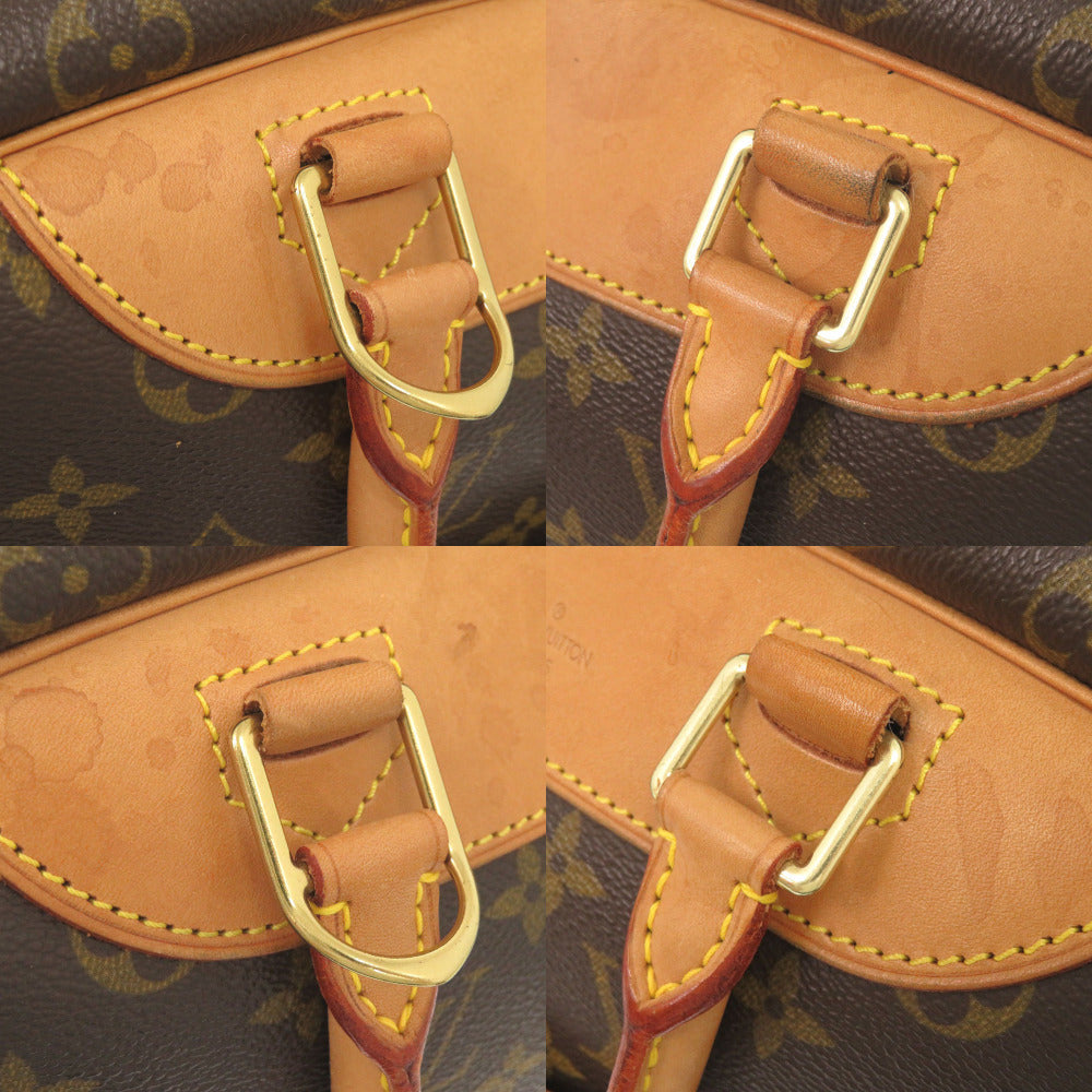 LOUIS VUITTON Handbag M47270 Monogram canvas Brown Monogram Deauville Women Used Authentic