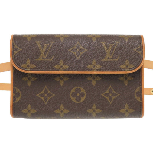 LOUIS VUITTON Waist bag M51855 Monogram canvas Brown Monogram Pochette Florentine Women Used Authentic