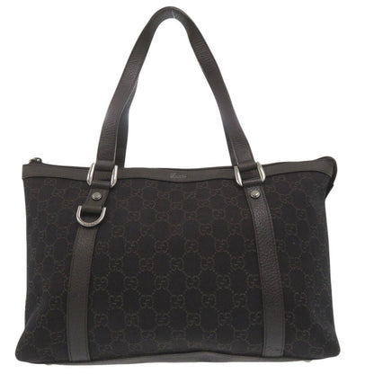 GUCCI Tote Bag 268640 canvas Dark brown GG ABBEY