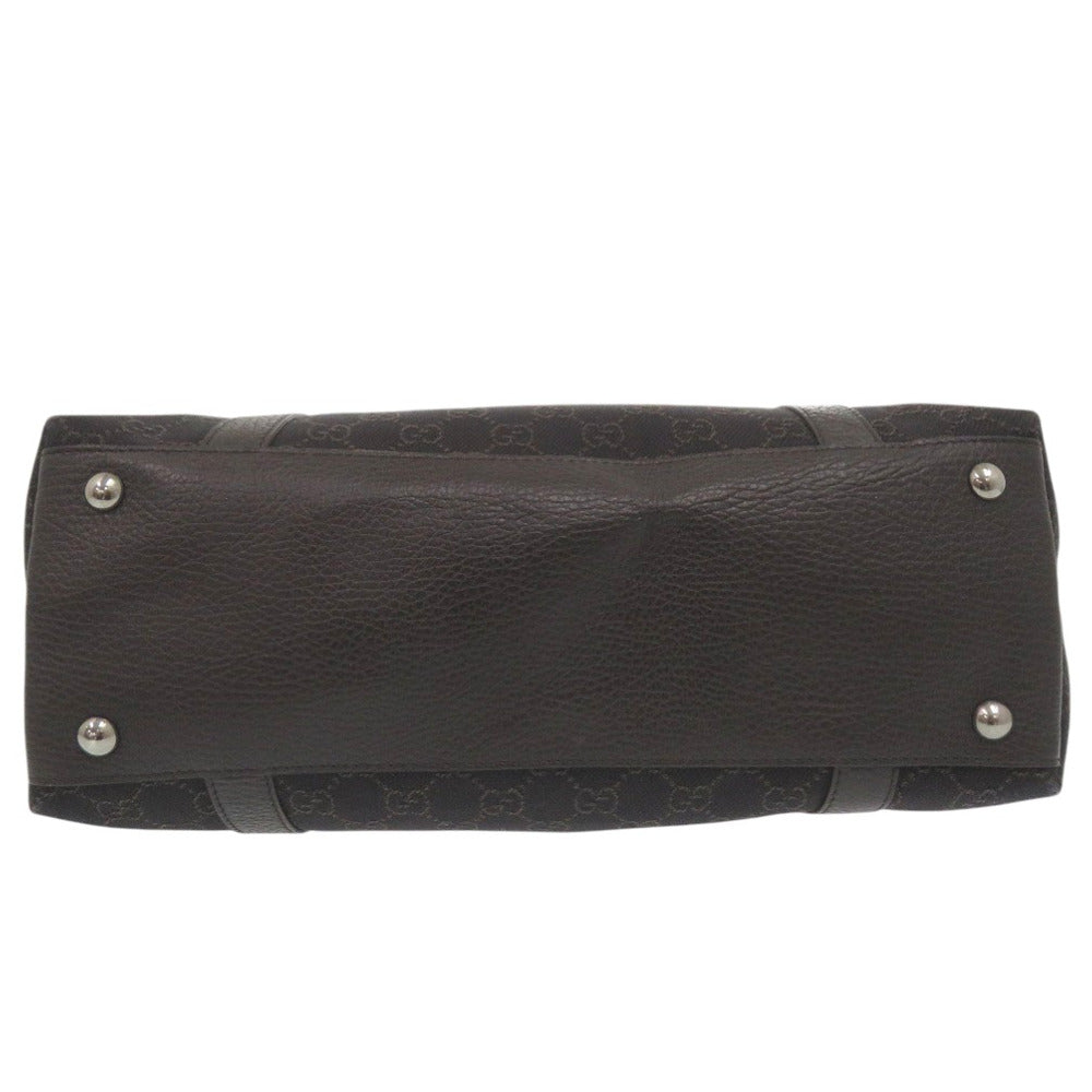 GUCCI Tote Bag 268640 canvas Dark brown GG ABBEY