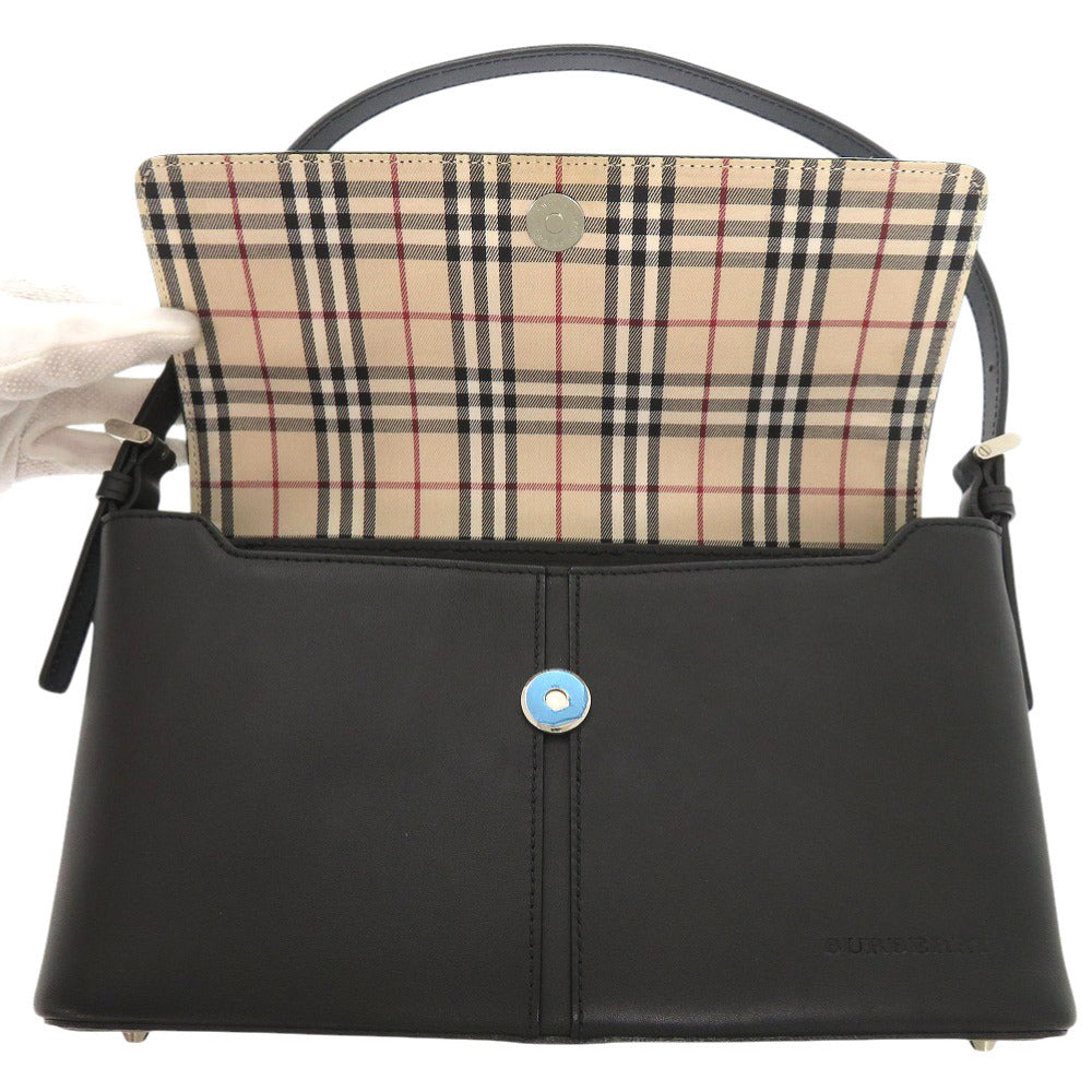 BURBERRY Shoulder Bag leather black