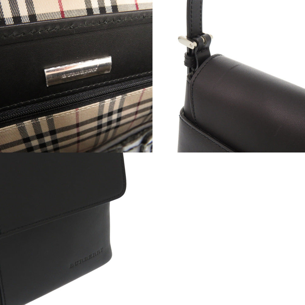 BURBERRY Shoulder Bag leather black