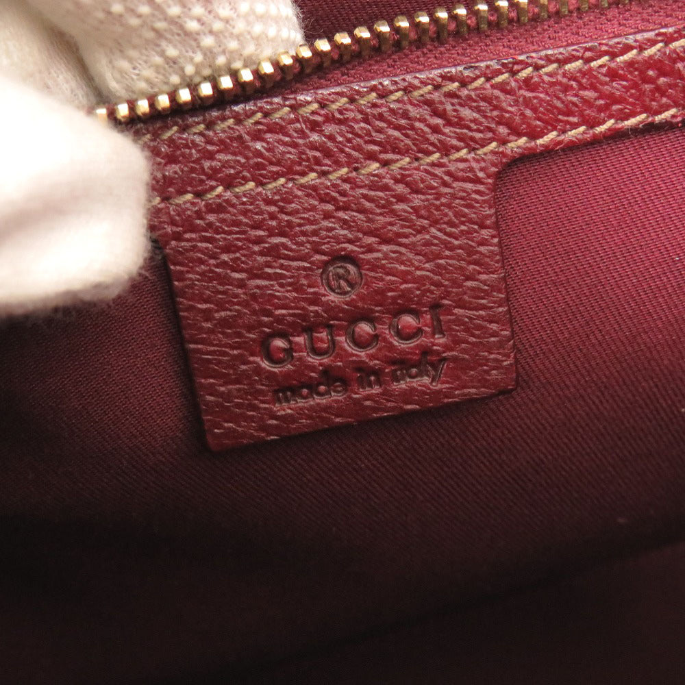 GUCCI Handbag 120895 GG canvas, leather beige Women Used Authentic