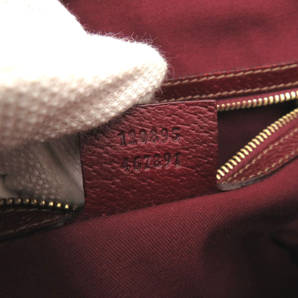 GUCCI Handbag 120895 GG canvas, leather beige Women Used Authentic
