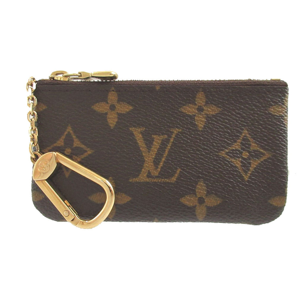 LOUIS VUITTON Coin case M62650 Monogram canvas Brown Monogram Pochette Cre Women Used Authentic