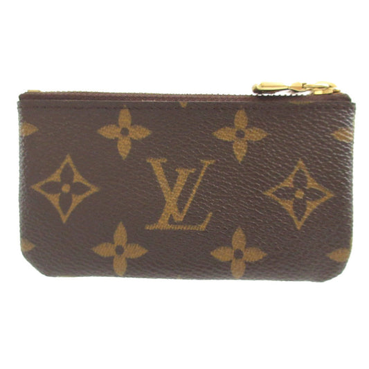 LOUIS VUITTON Coin case M62650 Monogram canvas Brown Monogram Pochette Cre Women Used Authentic