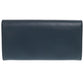 FENDI Long Wallet Purse 8M0377 leather Navy Peekaboo Women Used Authentic
