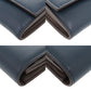 FENDI Long Wallet Purse 8M0377 leather Navy Peekaboo Women Used Authentic