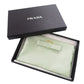 PRADA Pouch Satin green