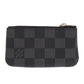 LOUIS VUITTON Coin case N60155 Damier Grafitto Canvas black Damier Graphite Pochette Cre Women Used Authentic