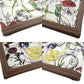 GUCCI Bifold Wallet 225826 Canvas, Leather white Flora Mini Infinity