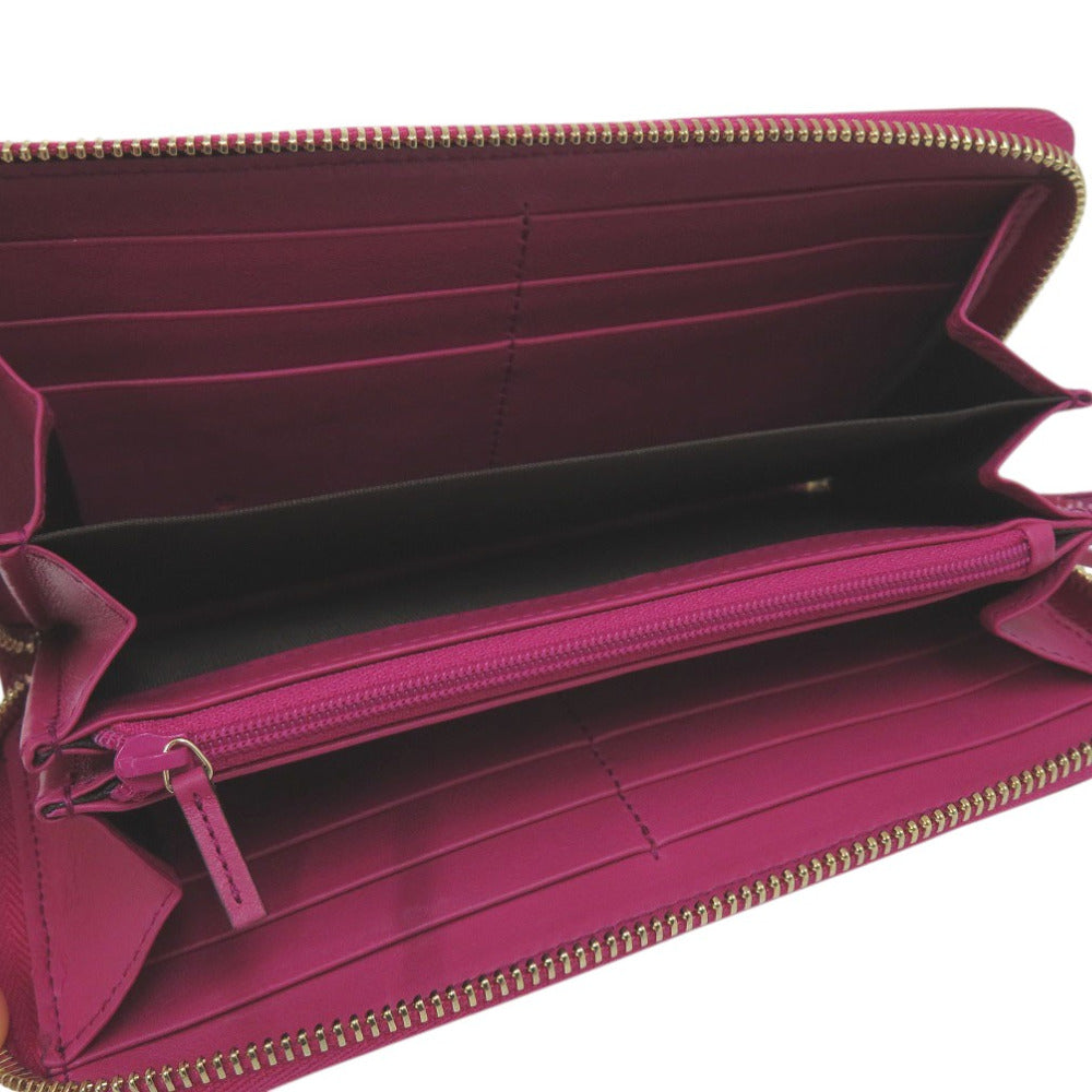 GUCCI Long Wallet Purse Patent leather purple SOHO
