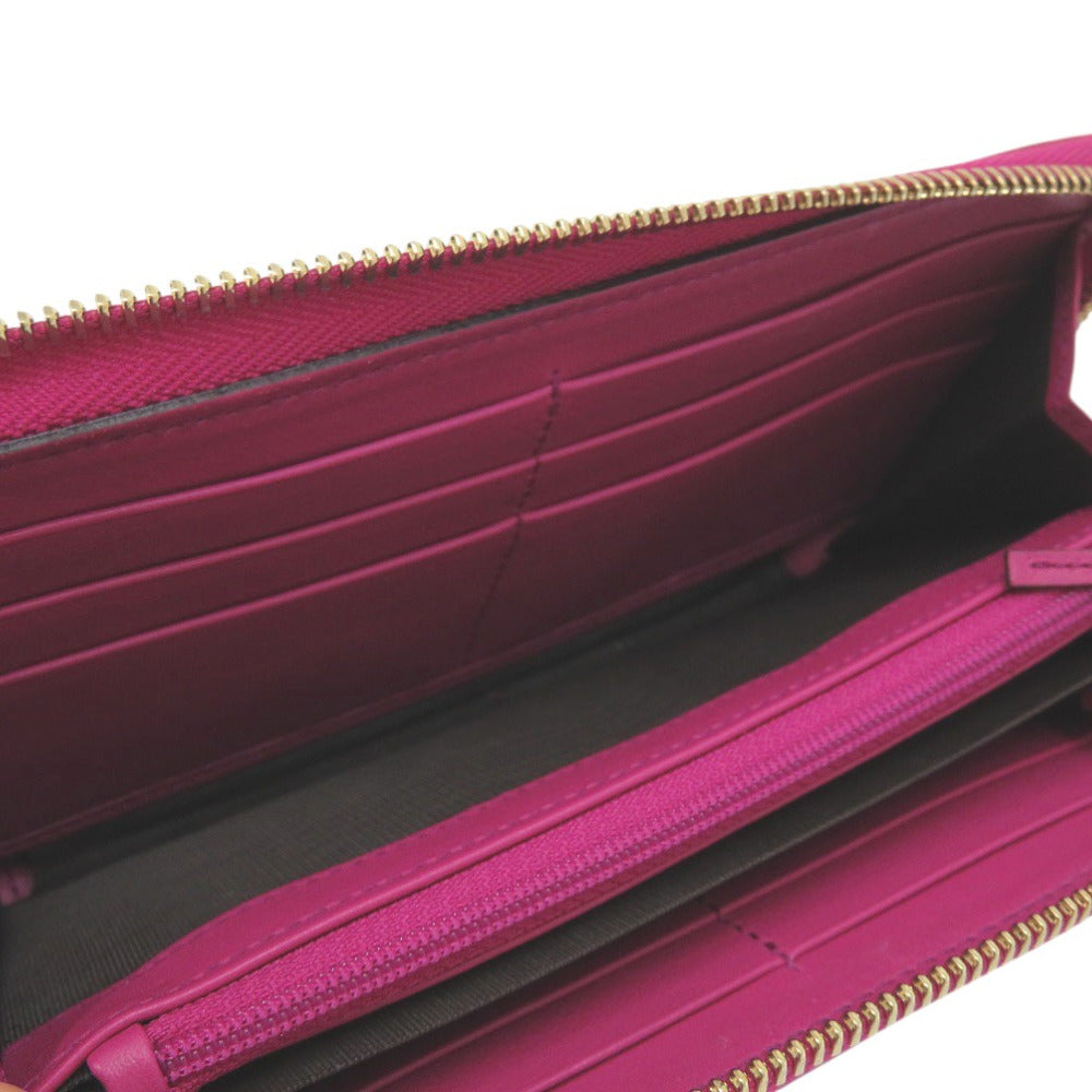 GUCCI Long Wallet Purse Patent leather purple SOHO