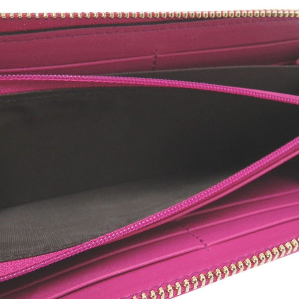 GUCCI Long Wallet Purse Patent leather purple SOHO
