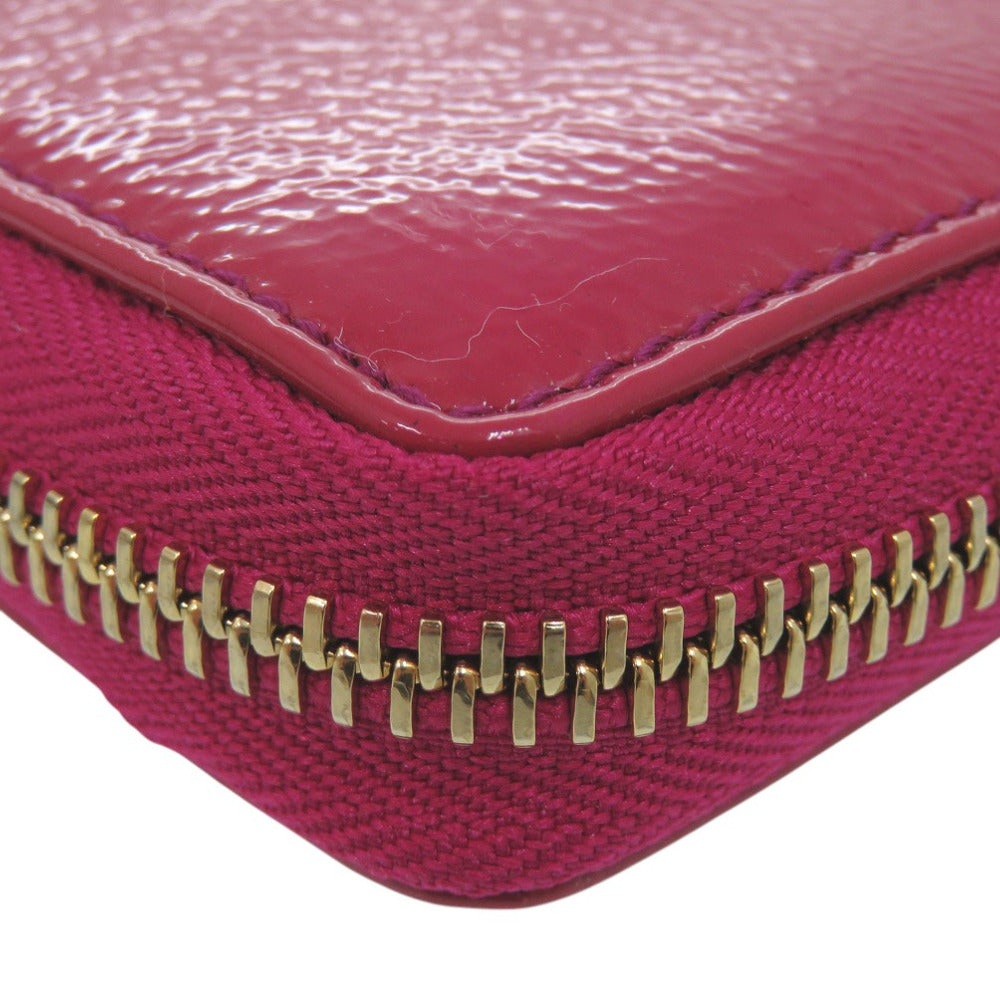 GUCCI Long Wallet Purse Patent leather purple SOHO
