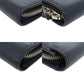BALENCIAGA Long Wallet Purse 371661 Calfskin Navy Women Used Authentic