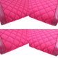 PRADA Long Wallet Purse Nylon, Leather pink