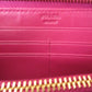 PRADA Long Wallet Purse Nylon, Leather pink