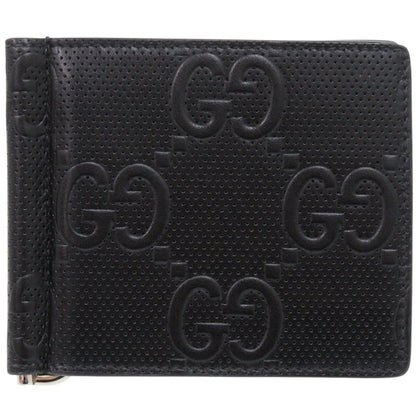 GUCCI Bifold Wallet 676656 leather black