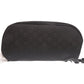 GUCCI Waist bag 449182 Nylon black GG Women Used Authentic
