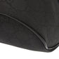 GUCCI Waist bag 449182 Nylon black GG Women Used Authentic