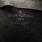 LOUIS VUITTON Coin case N60155 Damier Grafitto Canvas black Damier Graphite Pochette Cre