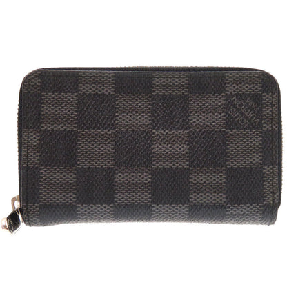 LOUIS VUITTON Coin case N630 Damier Grafitto Canvas gray Damier Graphite Zip around purse