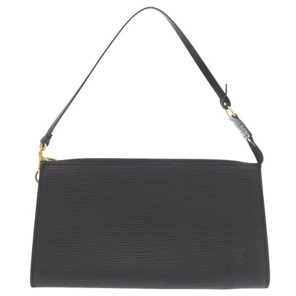 LOUIS VUITTON Pouch M52942 Epi Leather Noir Epi Pochette Accessoires Women Used Authentic