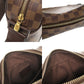 LOUIS VUITTON Shoulder Bag N41442 Damier canvas Brown Damier Olaf PM Women Used Authentic