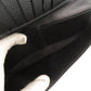 PRADA Long Wallet Purse leather gray Bifold Wallet mens Used Authentic