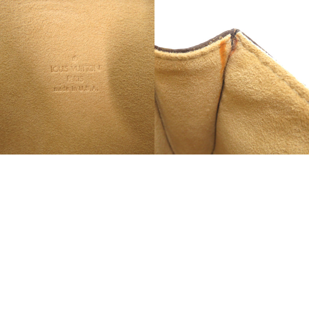 LOUIS VUITTON Shoulder Bag M51854 Monogram canvas Brown Monogram Pochette Twin PM Women Used Authentic