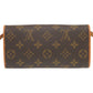 LOUIS VUITTON Shoulder Bag M51854 Monogram canvas Brown Monogram Pochette Twin PM Women Used Authentic