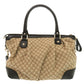 GUCCI Handbag 247902 GG canvas, leather beige Women Used Authentic