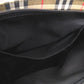 BURBERRY Tote Bag canvas multicolor Mini Handbag Mini Tote Shadow Horse Shadow Nova Check Women Used Authentic