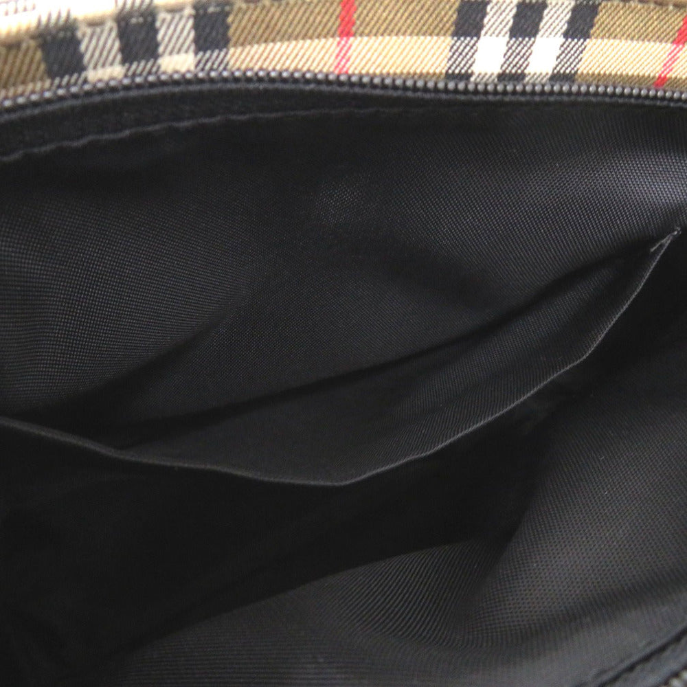 BURBERRY Tote Bag canvas multicolor Mini Handbag Mini Tote Shadow Horse Shadow Nova Check Women Used Authentic