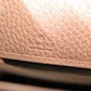 GUCCI Long Wallet Purse 456117 GG Supreme canvas, leather Light pink Double G Bicolor Zip Around Wallet