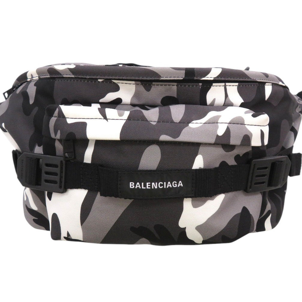 BALENCIAGA Waist bag 644035 Nylon Multi mens Used Authentic