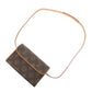 LOUIS VUITTON Waist bag M51855 Monogram canvas Brown Monogram Pochette Florentine Women Used Authentic