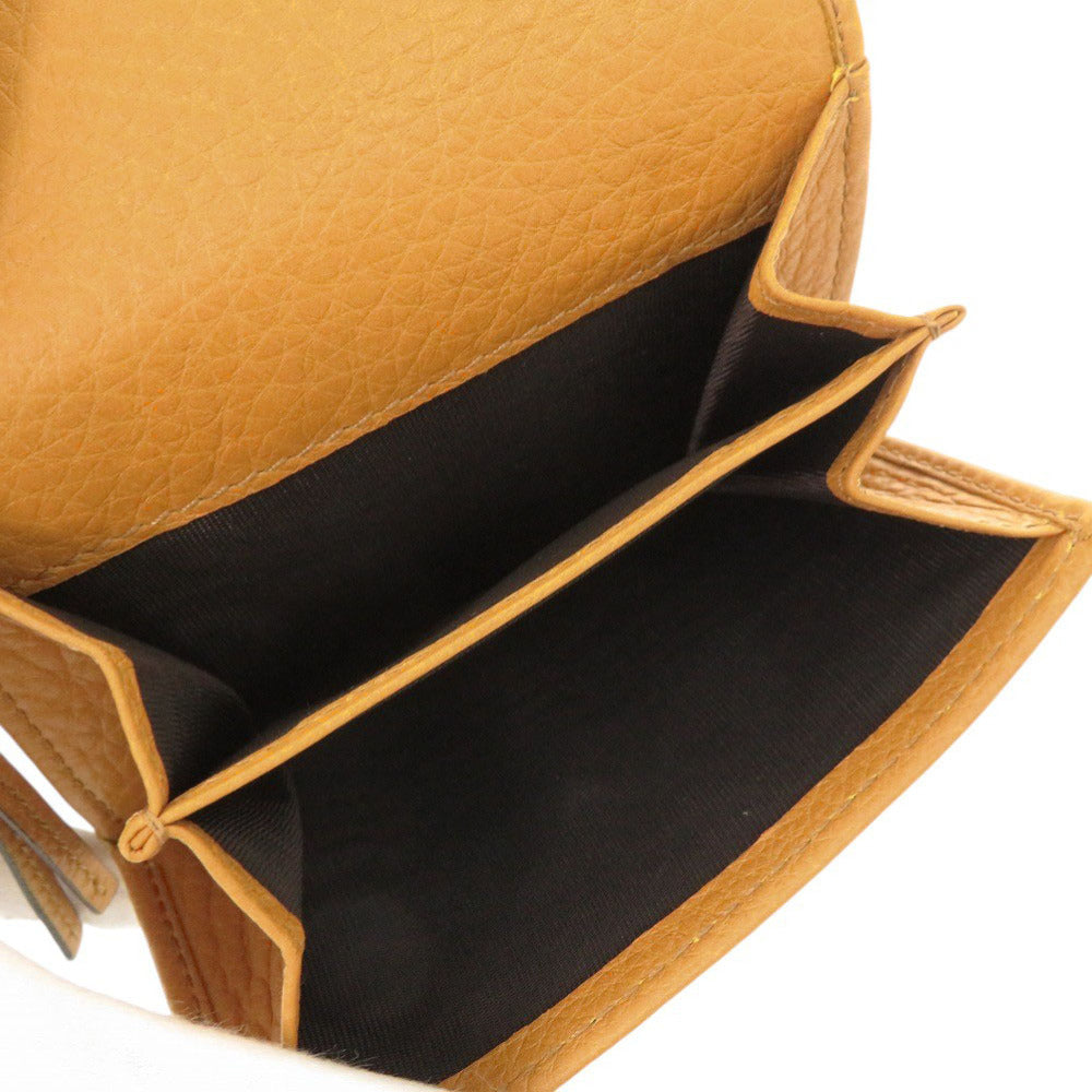 GUCCI Bifold Wallet 323399 leather yellow Women Used Authentic