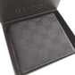 GUCCI Bifold Wallet 04862 GG canvas, leather black