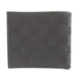 GUCCI Bifold Wallet 04862 GG canvas, leather black