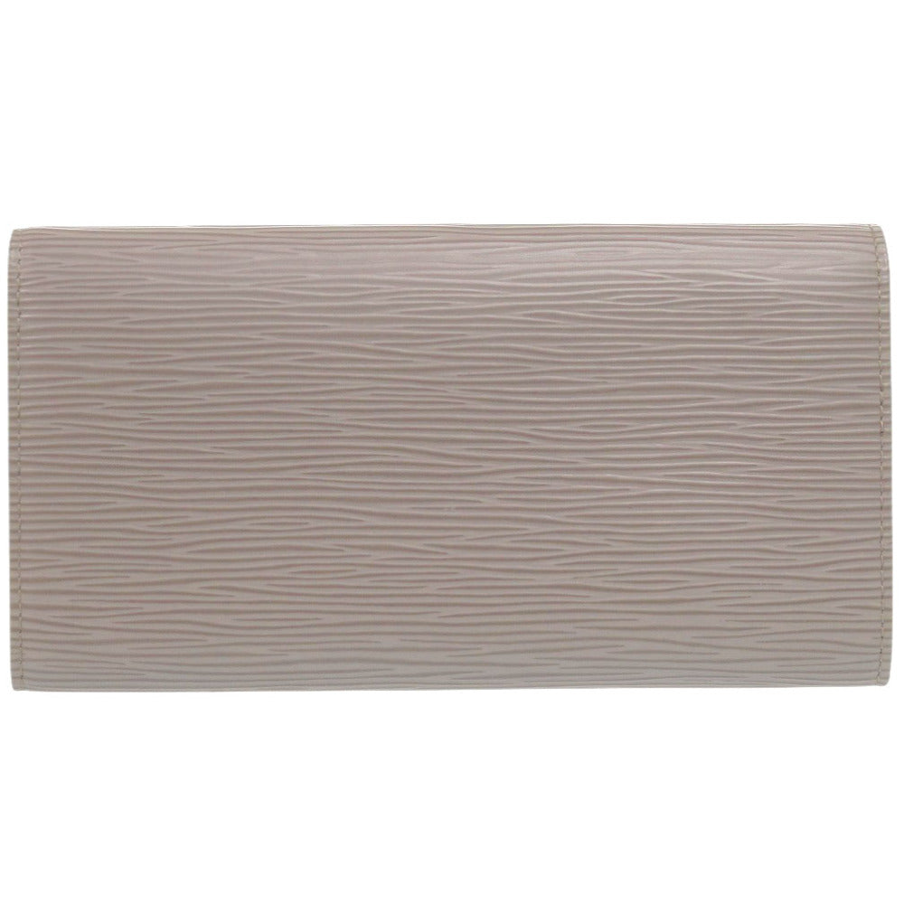 LOUIS VUITTON Long Wallet Purse M63592 Epi Leather Gray type Epi Pochette Porto Monnet Credit unisex(Unisex) Used Authentic