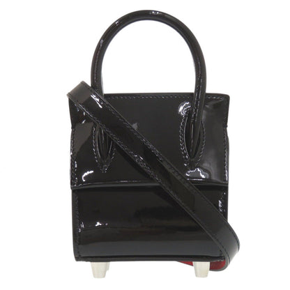 Christian Louboutin Shoulder Bag 1215050 Patent leather black Paloma Nano