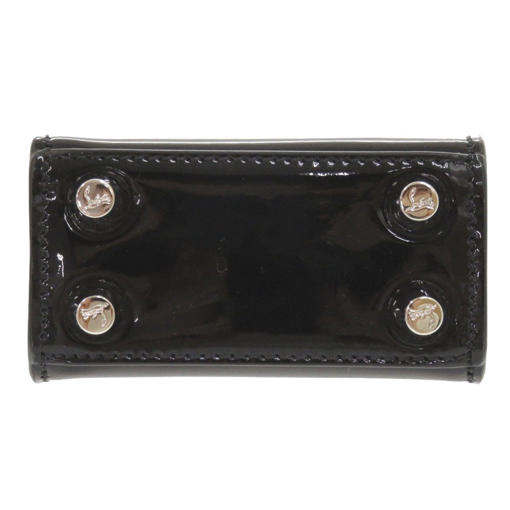 Christian Louboutin Shoulder Bag 1215050 Patent leather black Paloma Nano