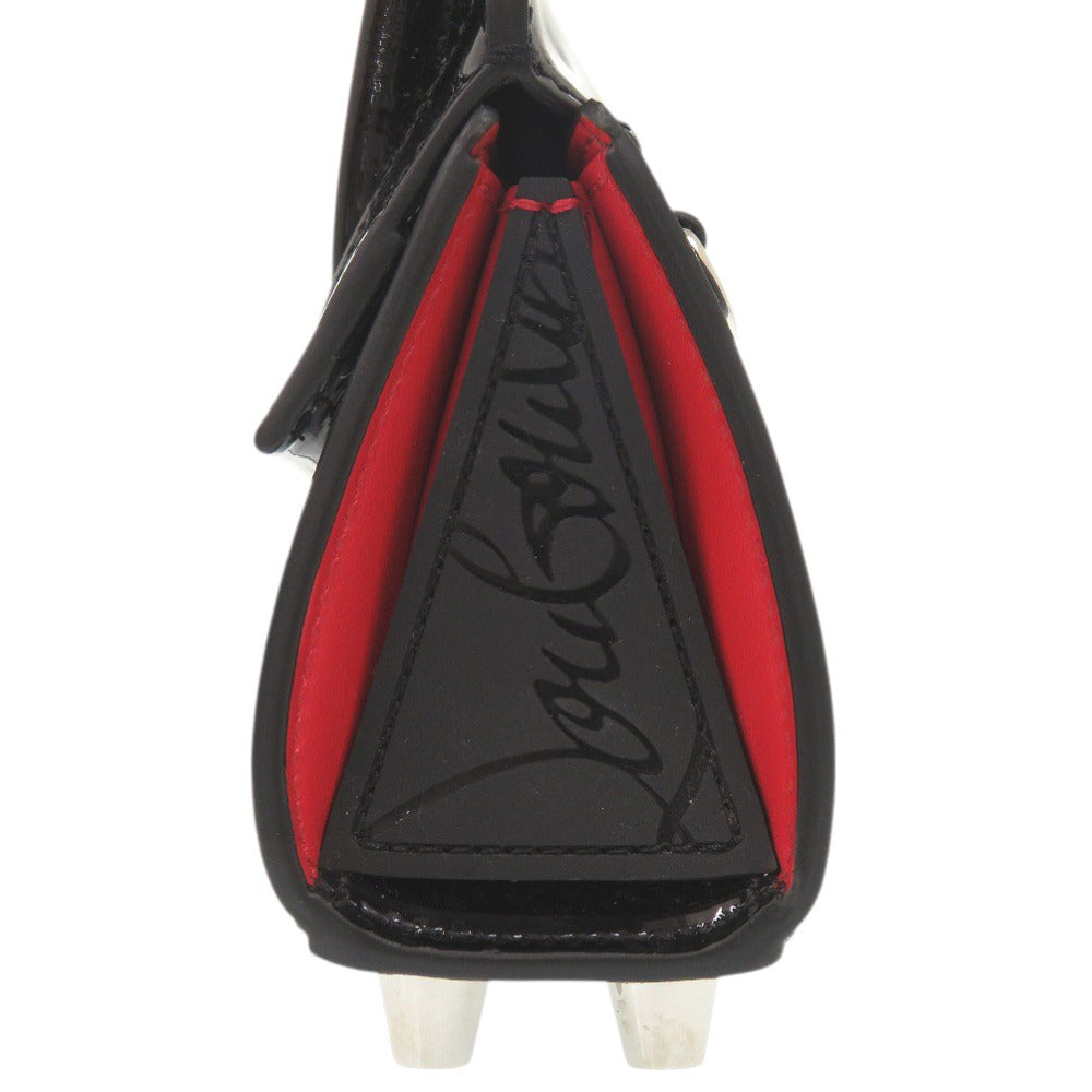 Christian Louboutin Shoulder Bag 1215050 Patent leather black Paloma Nano