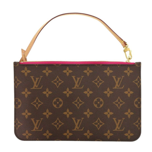 LOUIS VUITTON Pouch Monogram canvas Brown Monogram Neverfull Pouch for MM/GM