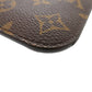 LOUIS VUITTON Pouch Monogram canvas Brown Monogram Neverfull Pouch for PM Women Used Authentic