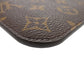 LOUIS VUITTON Pouch Monogram canvas Brown Monogram Neverfull Pouch for PM Women Used Authentic