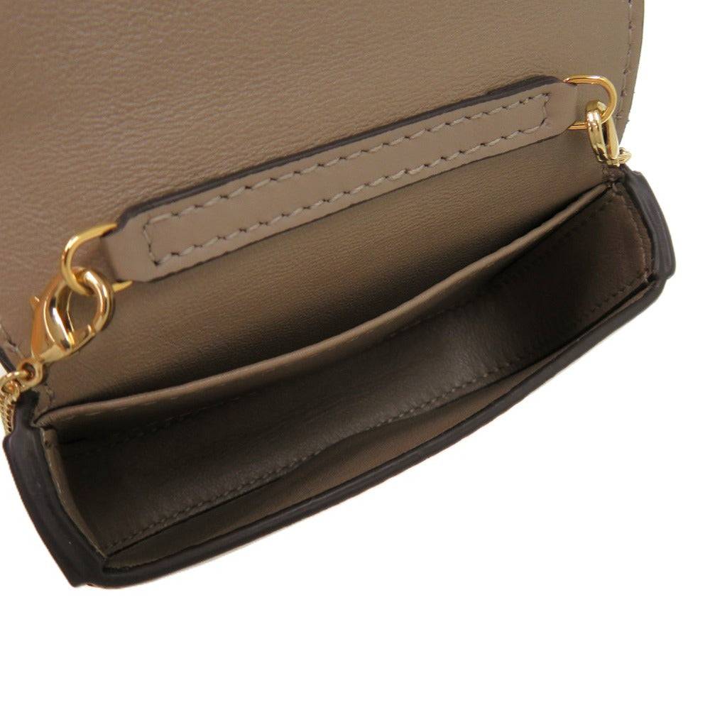 FENDI Shoulder Bag 7AR844 Suede beige Nano Bucket